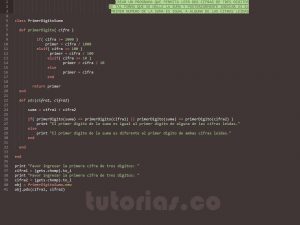 programacion en ruby: primer digito de la suma