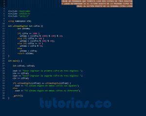 programacion en c++: ultimo digito de dos cifras