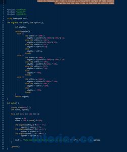 programacion en c++: cantidad de digitos pares