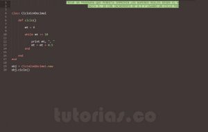 programacion en ruby: ciclo for con decimal