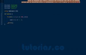 programacion en c++: enteros pares por extension