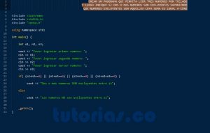 programacion en C++: numeros excluyentes