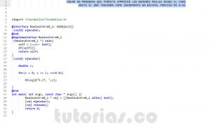 programacion en objective c: reales entre 0 y 1