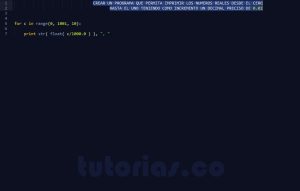 programacion en python: reales entre 0 y 1