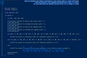 programacion en turbo C: planos opuestos