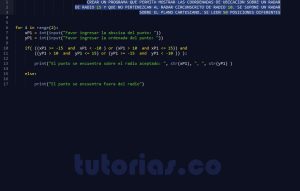 programacion en python: puntos sobre radar circunscrito