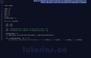 programacion en python: puntos consecutivos con distancia menor a 3