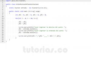 programacion en java: union de puntos en plano cartesiano