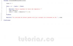 programacion en pseint: interes mensual natillera