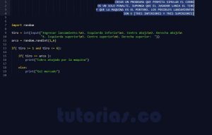 programacion en python: cobro penalti simulado