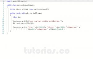 programacion en java: conversion de kilobytes