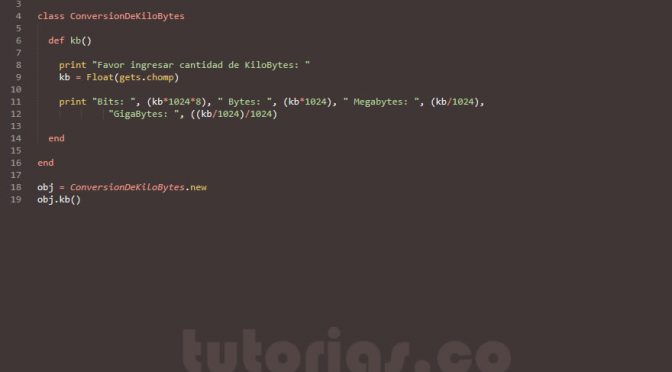 programacion en ruby: conversion de kilobytes