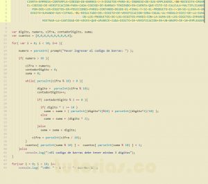 programacion en javascript: cantidad dígito de verificacion