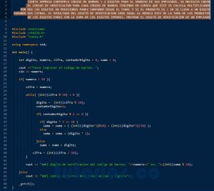programacion en C++: digito de verificacion