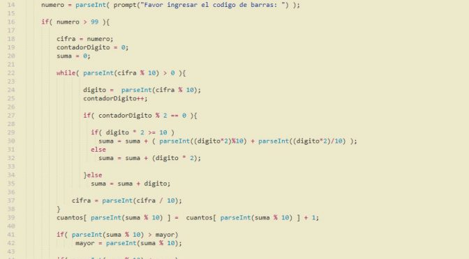 arrays + javascript (mayor y menor digito de verificacion)