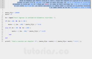 programacion en matLab: alquiler de vehiculo