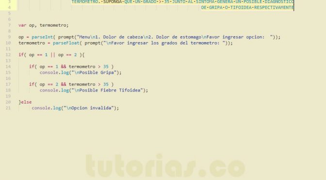 sentencia if-else + javascript (diagnostico medico)