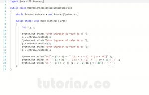 programacion en java: operacion logica relacional paso a paso