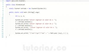 programacion en java: binomio a la N