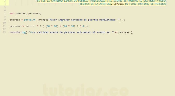 programacion en javascript: contador de asistentes