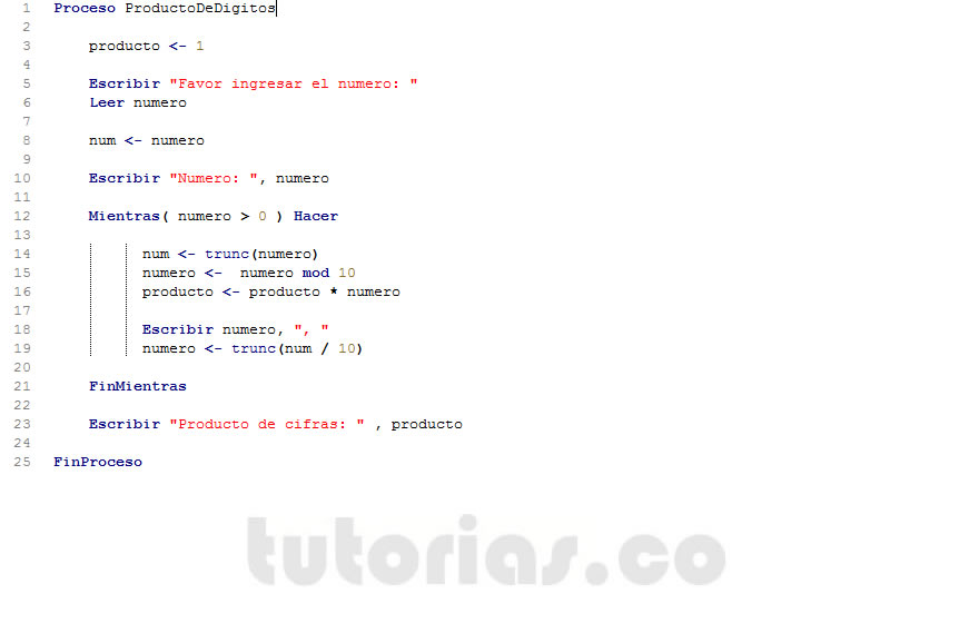 Ciclo Mientras Pseint Multiplicacion De Digitos Tutorias Co