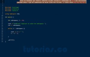 programacion en c++: serie numerica crecimiento doble