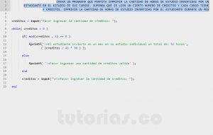 programacion en matLab: horas de estudio estudiante