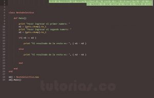 programacion en ruby: resta selectiva