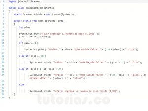 programacion en java: cantidad pisos faltantes