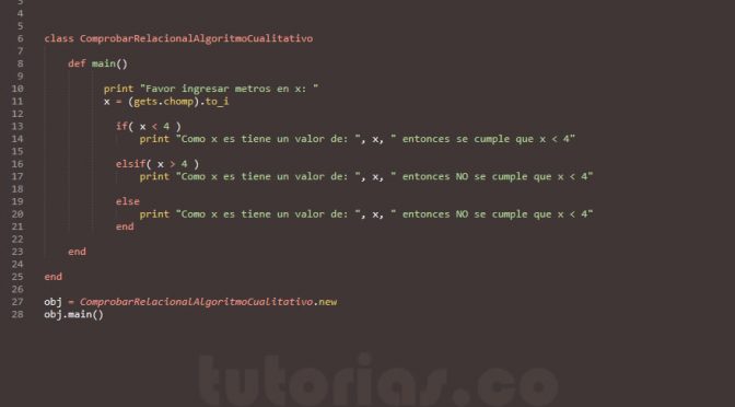 programacion en ruby: comprobar relacional con algoritmo cualitativo