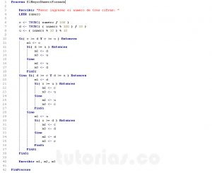 programacion en pseint: el mayor numero formado