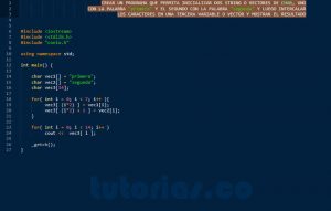 programacion en c++: intercalar caracteres