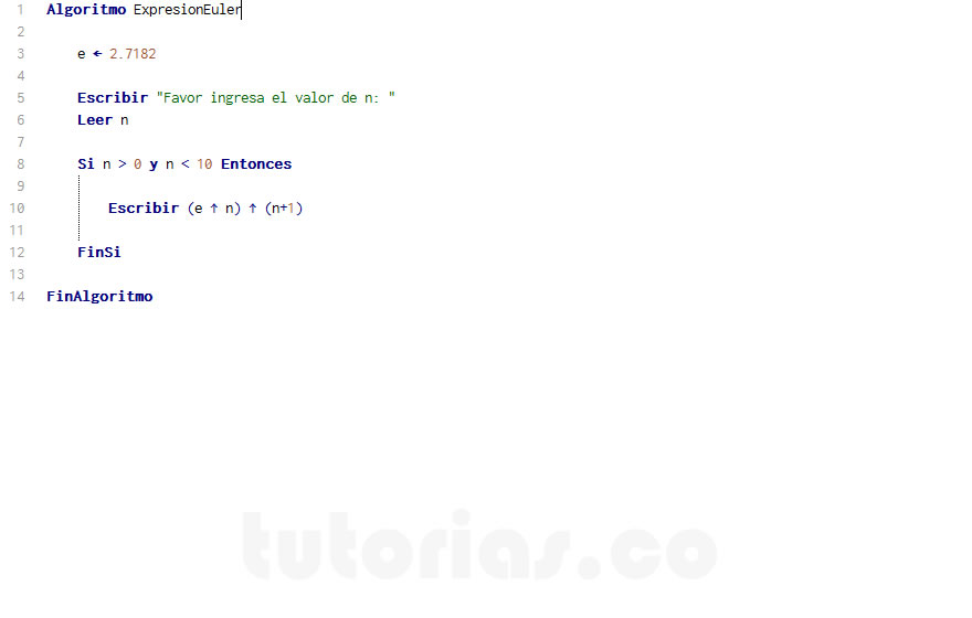 Operadores Pseint Expresion Euler Tutorias Co