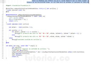 programacion en objective c: la mayor multiplicacion metodo chino